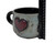 Handmade Mara Stonemade Etched & Glazed Heart Mug or Soup Bowl