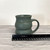 Handmade Ceramic Wave Mug – Agave Glaze