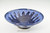 Handmade Pottery Large Kaleidoscope Bowl 13" in Deepwater Blue Glaze