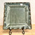 Handmade Pottery Square Platter 9 - 9.5" in Gray Green Glaze