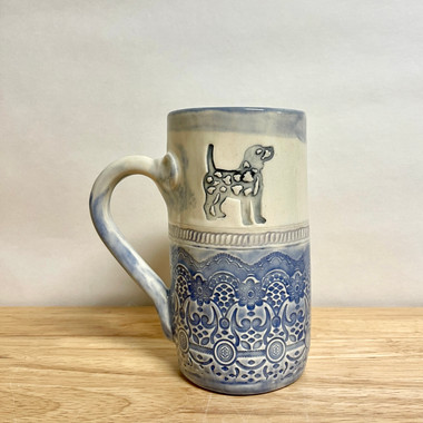 443-Dog Mug – Wizard of Clay Pottery