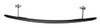 EMPI 13-5/8" Convex Rear View Mirror Black - Baja Dune Buggy Rail UTV - 00-4587 EMPI 13-5/8" Convex Rear View Mirror Black - Baja Dune Buggy Rail UTV - 00-4587