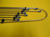 Brake Line Kit, 7pc, Stainless Steel, Fits Air Cooled VW Bug, 58-66, 111-698-723S