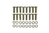 Zinc BB Chevy Intake Hex Head 16pc Bolt Kit BBC 396-454 AMC