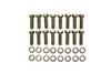 Zinc Intake Hex Head 16pc Bolt Kit, Fits Chevy BBC 396-454 AMC