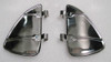 Polished Stainless Steel Vent Wing Window Air Deflector Breeze Breezies Pair