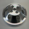 2 Groove Pulley Kit, Short Water Pump, Aluminum, Fits Chevy SB 283 327 350 V8