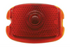 Glass Tail Light Lens, Fits Chevy 1937-38 Passenger Car, 40-53 Truck