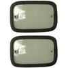 Front Side Reflector Base, Pair - Compatible with VW Type-2 Bus 1970-1979 - 211 945 161