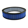 Blue Air Filter 14 x 4 for Hot Rod/Muscle Car Air Cleaners - Washable and Reusable - New