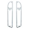 Clear Anodized Billet Aluminum Tail Light Bezels for 1967-1972 Chevy/GMC Fleetside Trucks