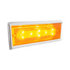 8 Amber LED Dual Function Side Marker With SS Trim For 1981-1987 Chevrolet & GMC Truck - L/H