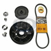 Alternator / Crank Pulley Kit - Black - Compatible with VW Air-Cooled Engines