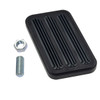 Black Aluminum Brake Pad w/ Rubber Inserts - 4-1/2" x 2-1/2" Street Rod