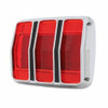 LED Tail Light Pair for 1965–66 Mustang – 68‑LED, Red Lens