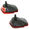 Tail Lights with Black Housing, Pair for Ford Truck 1953-56