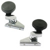 Left & Right Vent Wing Window Lock Pair Replacement for VW 1968–1977 Beetle & Super Beetle – 111‑837‑657A / 113‑837‑640A