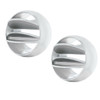 1967–1972 Chevy GMC Truck Chrome A/C Vent Ball – Pair