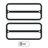 Billet Deluxe Side Marker Bezels Black Anodized for 1968-1972 Chevy GMC Truck