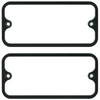 Billet Standard Side Marker Bezels Black Anodized for 1968-1972 Chevy GMC Truck
