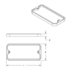 Billet Standard Side Marker Bezels Black Anodized for 1968-1972 Chevy GMC Truck
