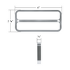 4pc Billet Deluxe Side Marker Bezel Kit - Anodized - 1968‑1972 Chevy GMC Truck