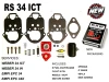 Radke Services RS 34 ICT Carburetor Rebuild Kit 2-Pack for Dual Weber 34 ICT / ICH & EMPI EPC 34 / 34X