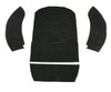 EMPI Rear Well Carpet 4pc Kit for VW Super Beetle Convertible 1973-1979 - 3998