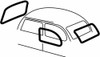 EMPI VW BUG BEETLE CAL LOOK WINDOW KIT BY EMPI 65-71 &71 S/B 4-PIECE SET #3587