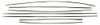 EMPI 7-Piece Aluminum Molding Kit Compatible with VW Beetle 1968-1972