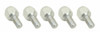 Lug Nuts, Chrome, Ball Seat, M12X1.5, 20mm Long, Set Of 5, Fits VW Bug Beetle, EMPI 9565