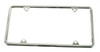 EMPI Chrome License Plate Frame – Fits VW Dune Buggy & Baja Bug, Each - 15-2050
