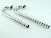 EMPI 55-3357 Heater Box J-Tubes Slip Joint, Ceramic Coated, 1 1/2" Tubing - Pair