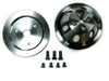 SBC Chevy 283-350 Aluminum SWP 1 Groove Crankshaft Water Pump Pulleys & Bolt Kit