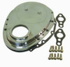 Polished Aluminum SBC Chevy V8 Timing Chain Cover Kit