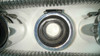 48" Chrome Stainless Flexible Radiator Hose Kit w/ Polished Aluminum End Caps
