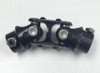 Forged Steel Black Universal Double Steering U-Joint 3/4" DD x 3/4-30 Spline