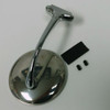 RAT ROD 4" STAINLESS STRAIGHT ARM PEEP MIRROR GM FORD EACH