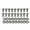Chrome Transmission Pan Bolts & Washers Kit GM Ford Dodge Chrysler Mopar Hot Rod