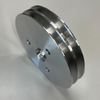 Machined Aluminum SWP Double Groove Crankshaft Pulley, Fits SBC Chevy 283-350