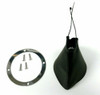 Classic Hot Rod Round Floor Mount Shifter Boot w/ 5" Ring - Rat Rod Street Rod