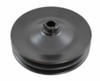 Black Steel Double Groove Power Steering Pulley, Fits GM & Chevy 67-84