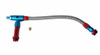 Braided Holley 4150 4160 Double Pumper Fuel Line Log Red & Blue Anodized SBC BBC