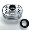 Hot Rod Oval Full Polished Billet Aluminum Valve Cover Breather W/ Grommet
