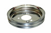 Chrome Steel SWP Double Groove Crankshaft Pulley - Fits Chevy BBC 396-454