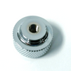 Universal Knurled Air Cleaner Wing Nut,  1/4"-20, Chrome