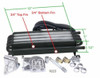 EMPI 00-9233-0 8-Pass Oil Cooler Kit for Air-Cooled VW Engines - Dune Buggy