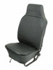 Seat Cover Kit, Slip-On Vinyl, Front & Rear, Black, Fits VW Bug 58-64 Type-1 Sedan, EMPI 4636