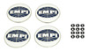 EMPI Stock Style Hub Cap with EMPI Emblem, Set of 4 for Late 4-Lug VW Bug Wheels