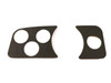 Dash Panel Kit, 3 Gauge Hole, 1 Hole Gauge Panel, Black, Fits VW Bug Type 1, KT-1033